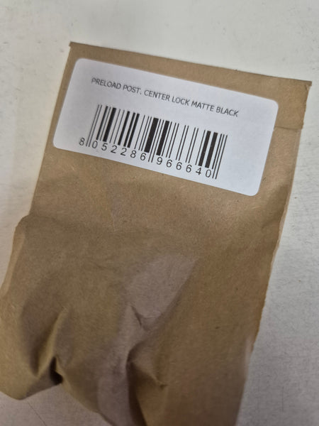 Carbon Ti preload adjuster matte black for mtb 6 bolt hubs