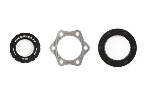 Carbon ti  6 bolt to centrelock adapter kit