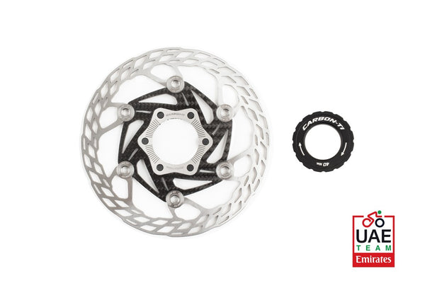 Carbon Ti X-Rotor3 Steel/Carbon disc brake rotors centrelock
