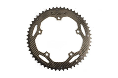Carbon Ti Al/Ca (aluminium/carbon) EVO chainrings  5 arm
